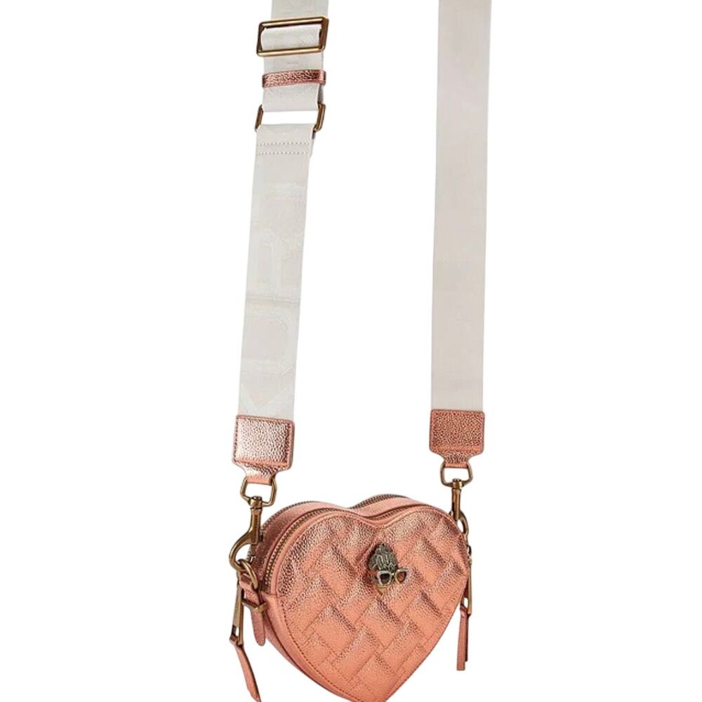 Kurt Geiger London Double Kensington Heart Crossbody Bag - Picture 2 of 4